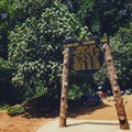 The gate of climbing Kilimanjaro Royalty Free Stock Photo