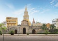 Gate and Clock Tower - Cartagena de Indias, Colombia Royalty Free Stock Photo