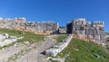 The Gate and Cyclopean walls of new Pleuron (Plevrona), in ancient Aetolia, Greece Royalty Free Stock Photo