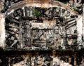 Gate detail, Porta de Santiago, A Famosa Fort, Malacca, Malaysia