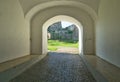 The gate in Doboo Mansion in Levice town