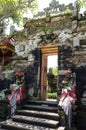 Gate Door in Ubud palace, Bali, Indonesia Royalty Free Stock Photo