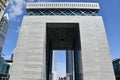 The Gate at Dubai International Financial Centre (DIFC) in Dubai, UAE Royalty Free Stock Photo