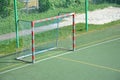 Gate on empty small football field