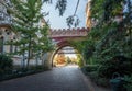 Gate at entrance of Vajdahunyad Castle - Budapest, Hungary Royalty Free Stock Photo