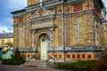 Gate of the Estonian Apostolic Orthodox Parnu Transformation of Our Lord Church. Royalty Free Stock Photo