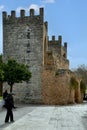 Alcudia , Porta de Mallorca in the old historic town Royalty Free Stock Photo