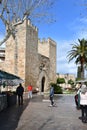 Alcudia , Porta de Mallorca in the old historic town Royalty Free Stock Photo