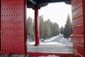 Gate in GuGong (Forbidden City, Zijincheng) Royalty Free Stock Photo