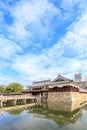 Gate of Hiroshima castle in Hiroshima Prefecture, Chugoku region Royalty Free Stock Photo