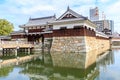 Gate of Hiroshima castle in Hiroshima Prefecture, Chugoku region Royalty Free Stock Photo