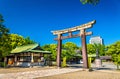 Gate of Hokoku Shrine in Osaka Royalty Free Stock Photo