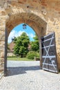 Gate inside the castle Veste Coburg Royalty Free Stock Photo
