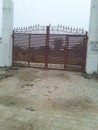 A gate of iron for beautiful wonderful house