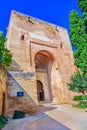 Gate of Justice,Puerta de la Justicia,Alhambra, Granada, Spain, Royalty Free Stock Photo