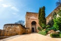 Gate of Justice, gate to Alhambra complex in Granada, Spain Royalty Free Stock Photo