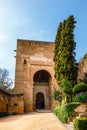 Gate of Justice, gate to Alhambra complex in Granada, Spain Royalty Free Stock Photo