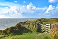 Gate on Long distance path, at Morte Point