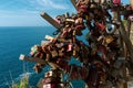 Love padlocks in Cinque Terre