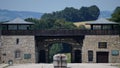 The gate of Mauthausen concentration camp