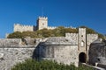 The gate of the medieval Castle of the Knights