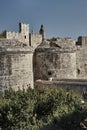 The gate of the medieval Castle of the Knights