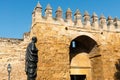 Gate on the medieval wall of Cordoba, Spain