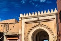 Gate in Medina of Marrakesh, a UNESCO heritage site in Morocco Royalty Free Stock Photo