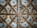 Gate metal decorative pattern Royalty Free Stock Photo