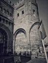 The Gate named Zuwayla in old Cairo take in MidDay Royalty Free Stock Photo