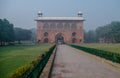 The gate of the Naubat Khana drum house in the Red Fort of O