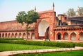 Gate of the old Indian Red Fort Royalty Free Stock Photo