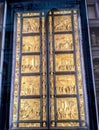 The Gate of Paradise (Porta del Paradiso, in Italian), Florence Baptistery, Lorenzo Ghiberti Royalty Free Stock Photo