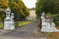 Gate in parkhotel Richmond, Karlovy Vary Royalty Free Stock Photo