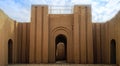 Gate of partially restored Babylon ruins, Hillah Iraq Royalty Free Stock Photo