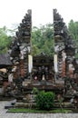 Gate of Pura Tirta Empul temple on Bali island