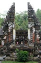 Gate of Pura Tirta Empul temple on Bali island