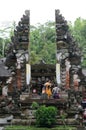 Gate of Pura Tirta Empul temple on Bali island