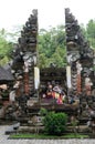 Gate of Pura Tirta Empul temple on Bali island