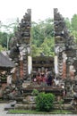 Gate of Pura Tirta Empul temple on Bali island