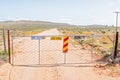 Gate on the road to Sarrisam