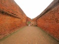 Gate at Ruins Of Nalanda Bihar Royalty Free Stock Photo