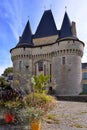 The gate Saint-Julien at La-FertÃÂ©-Bernard in France