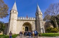 Gate of Salutation, entrance to the Second courtyard of TopkapÃÂ± Palace in Istanbul, Turkey Royalty Free Stock Photo