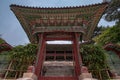 Gate, Secret Garden of the changdeokgung palace Royalty Free Stock Photo