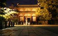 Gate of Shitennoji Temple at night, Japan