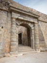 Gate at Spinalonga fortress, Crete, Greece Royalty Free Stock Photo