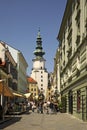 Gate of St. Michael (Michalska Brana) in Bratislava. Slovakia