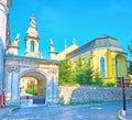 The gate of St Peter and Paul Cathedral, Kamianets-Podilskyi, Ukraine