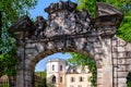 The gate of the Steinsches Castle in Nassau an der Lahn